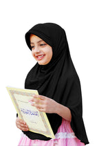 Mehar Hijab's Girl's Plain Long Hijab feel good Little Ma-ale Hijab