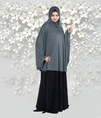 Women's Stylish Soft Rich Polyester Fabric Hanana Sleeve Hijab F Size