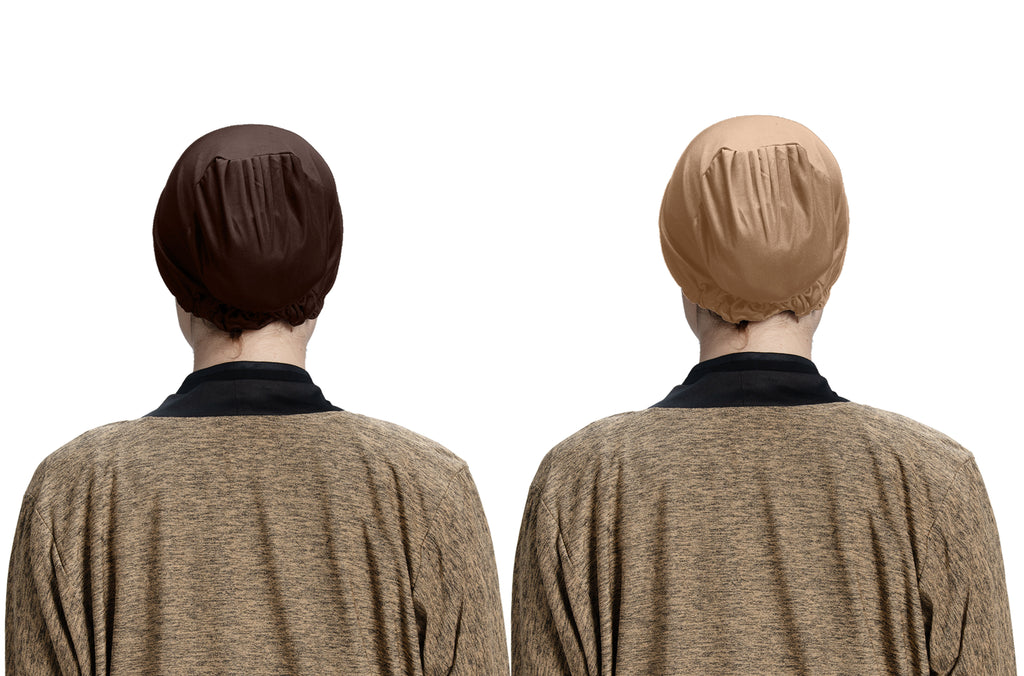 Mehar Hijab Women's Hair Bonnet SD Cap (set of 2)