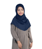 Mehar Little Nidha Hijab for Girls – Embellished with Embroidery & amp S
