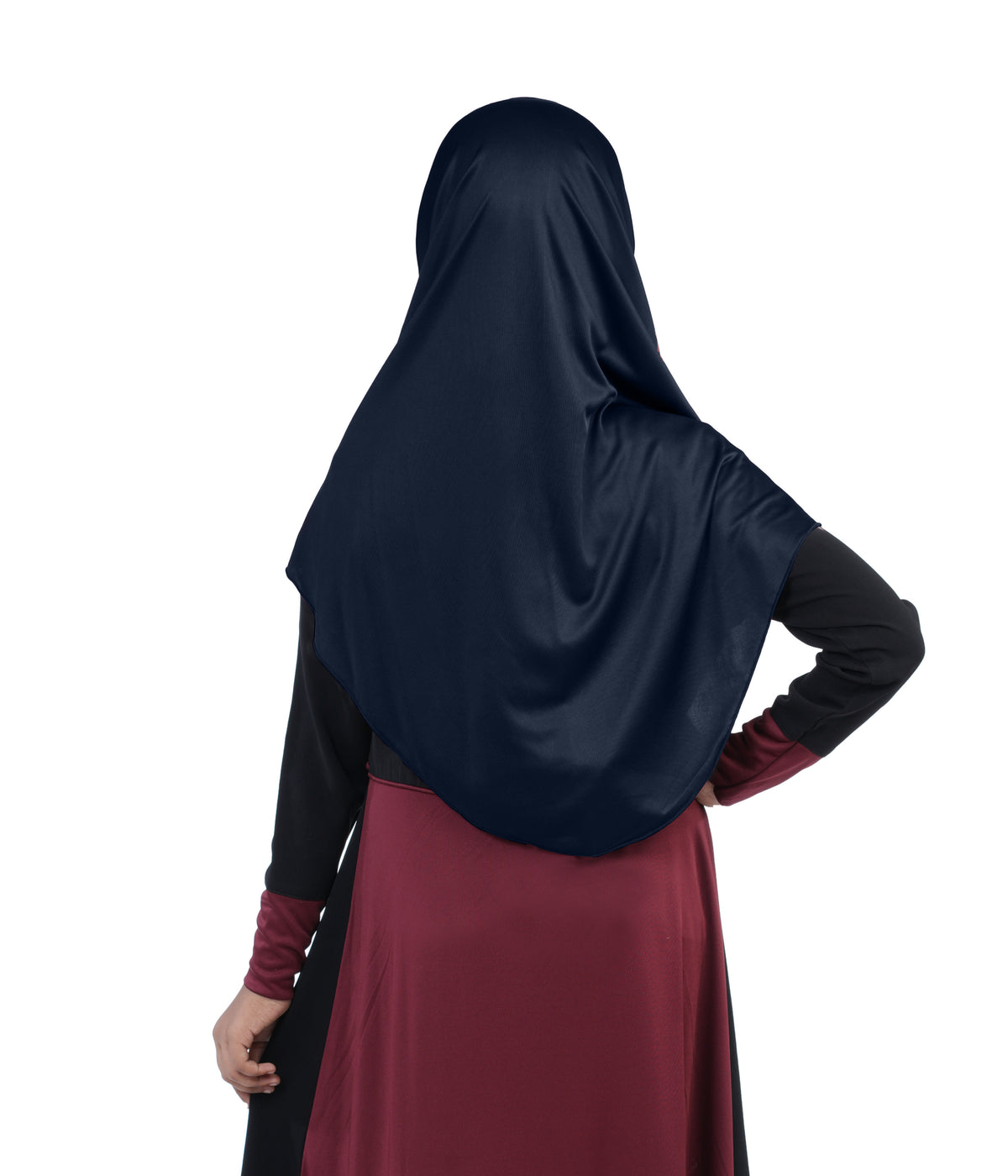 Mehar Diya Hijab for Girls – Premium Black Ready-to-Wear Islamic Hijab |