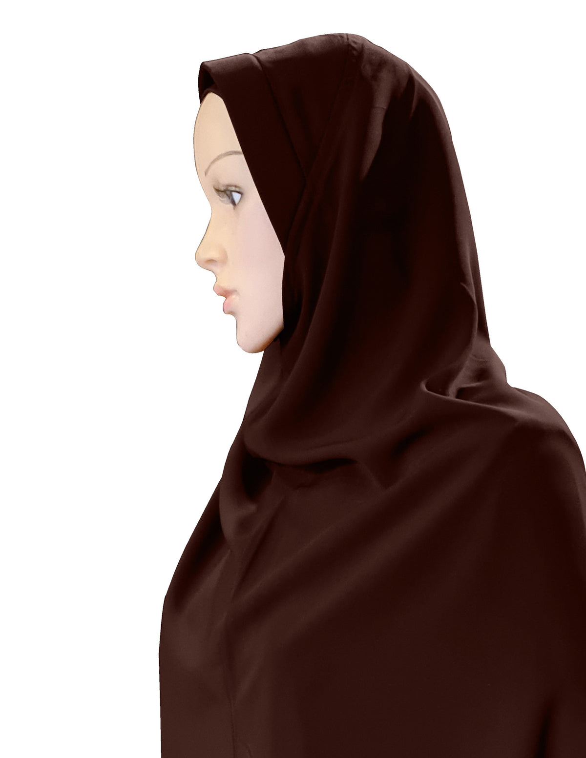 Modest Women's Stylish Soft Crepe Long AISHA Side Slit Salafi Hijab