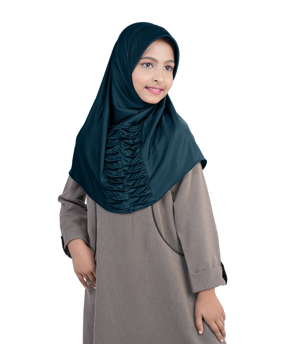Mehar Nisa Hijab for Girls Hijabs Modest Wear with Front Pleated Detaili