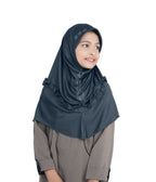 Mehar Little Nidha Hijab for Girls – Embellished with Embroidery, Rhinestones