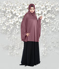 Women's Stylish Soft Rich Polyester Fabric Hanana Sleeve Hijab F Size