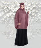 Women's Stylish Soft Rich Polyester Fabric Hanana Sleeve Hijab F Size