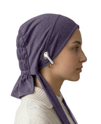 Dr. Ayesha Volume Tail Cap,Stretch Hijab with Stethoscope Ear Hole.Breat