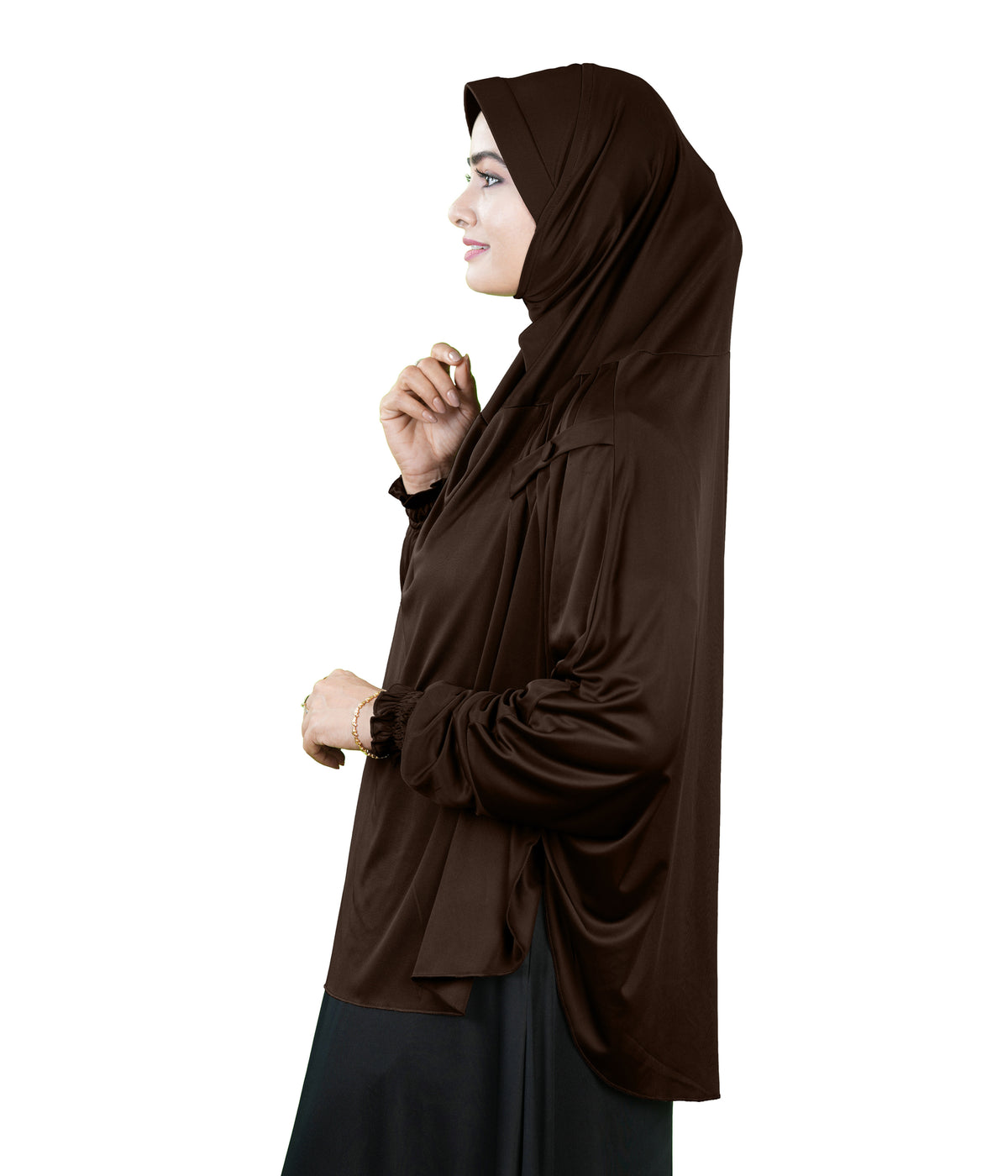 Mehar Hijabs Modest Elegant Saima Farasha type Hijab – One-Piece