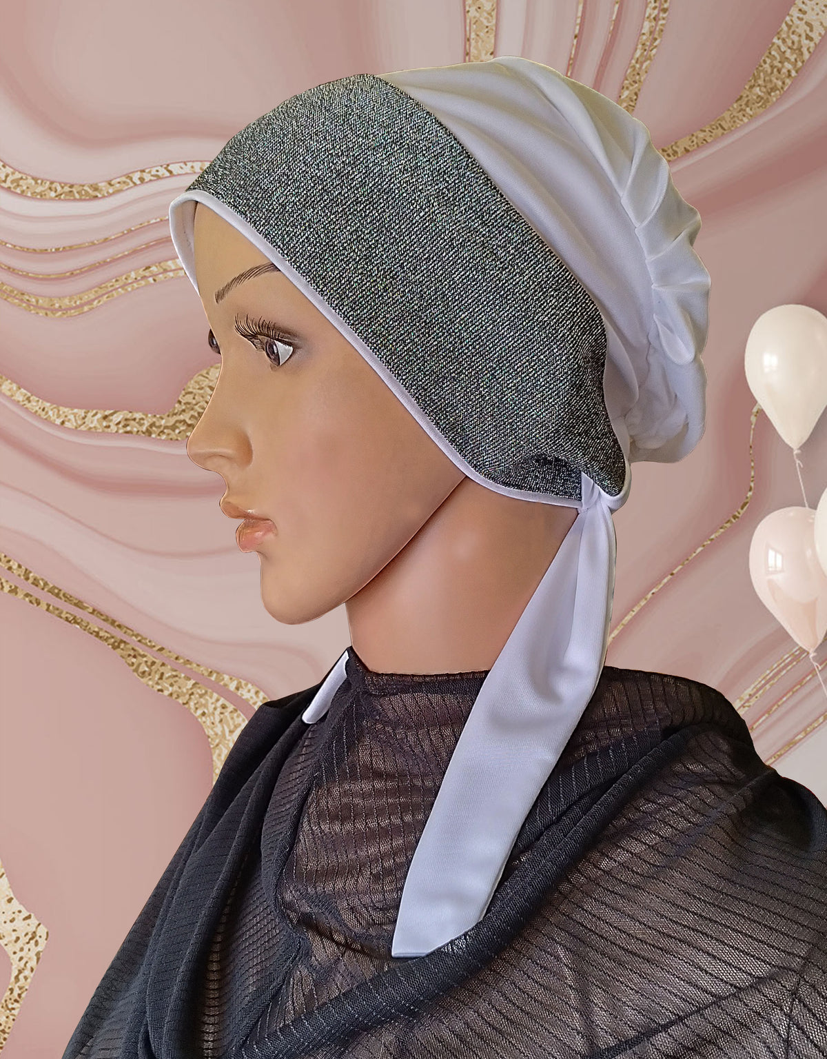 Women's Twinkle Tea caps a glittering pattern