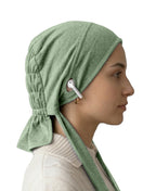 Dr. Ayesha Volume Tail Cap,Stretch Hijab with Stethoscope Ear Hole.Breat