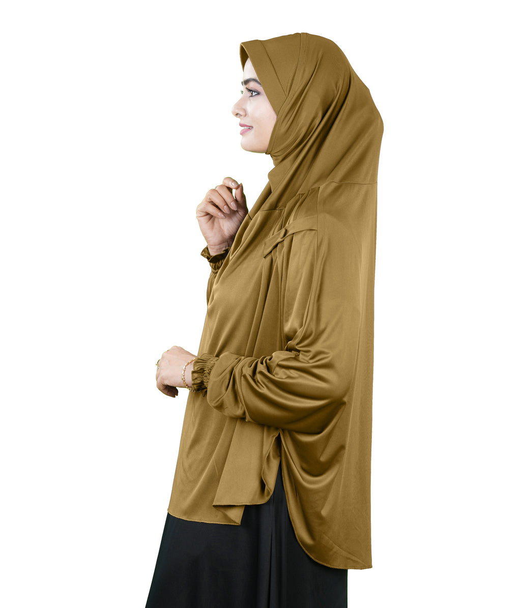 Mehar Hijabs Modest Elegant Saima Farasha type Hijab – One-Piece