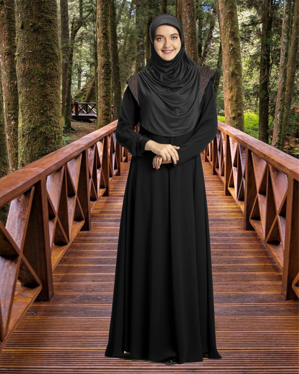 Mehar Hijab's Modest Women's Stylish Designer headwear Naaz Hijab