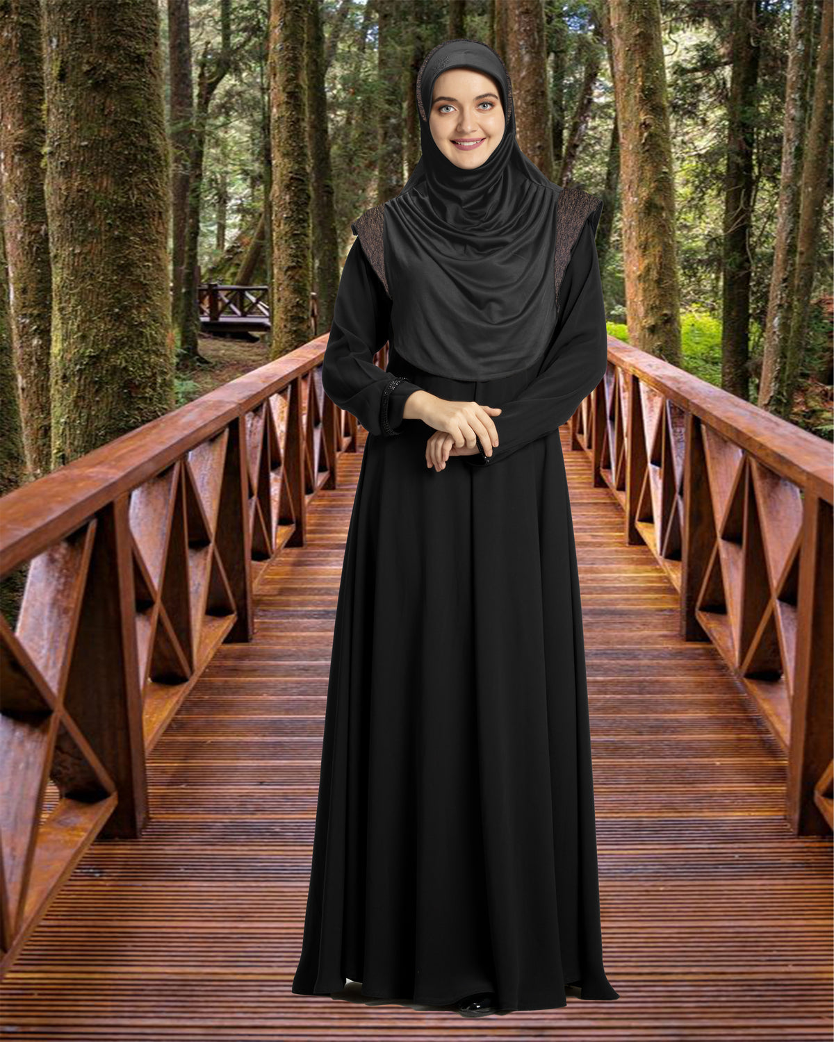 Mehar Hijab's Modest Women's Stylish Designer headwear Naaz Hijab