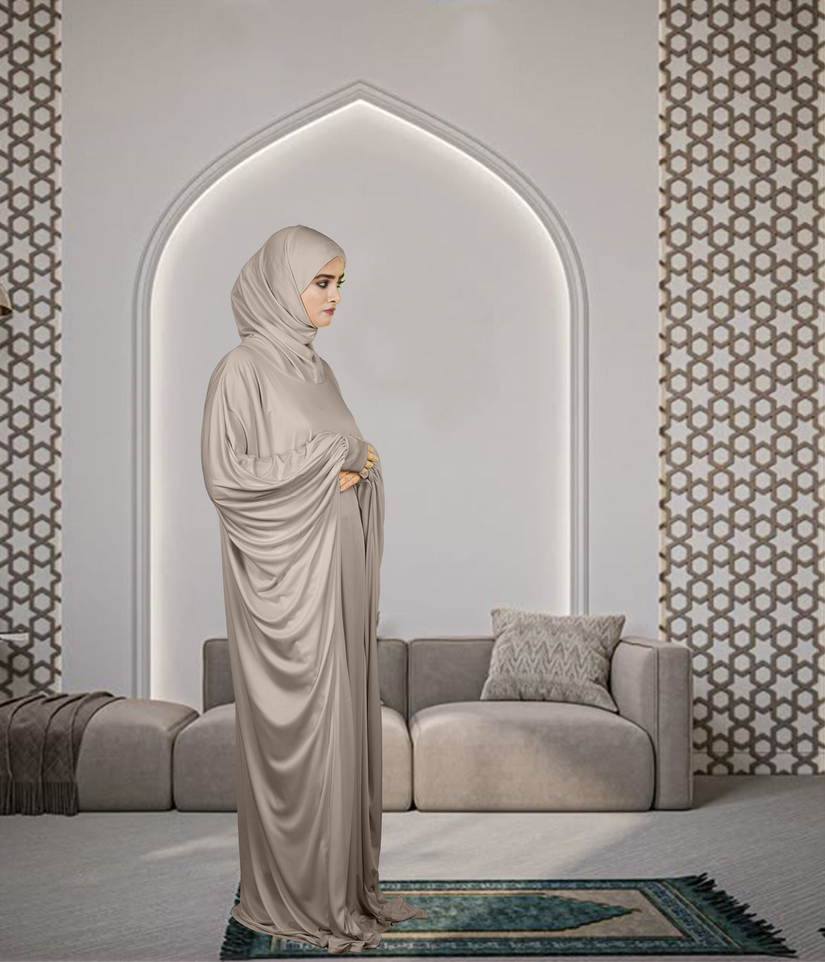 Mehar Zunaira Namaz Prayer Dress for Women | Full Coverage Islamic Jilbab