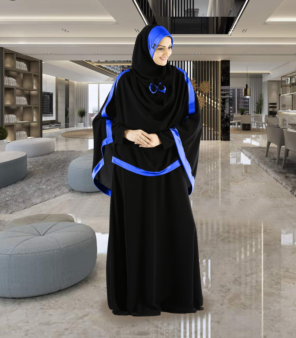 Modest Women's Stylish Soft Rich Crepe Long Hijab GHANIA KHIMAR