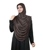 Modest Fashion by Mehar Laila Two-Piece Frilled Hijab Set