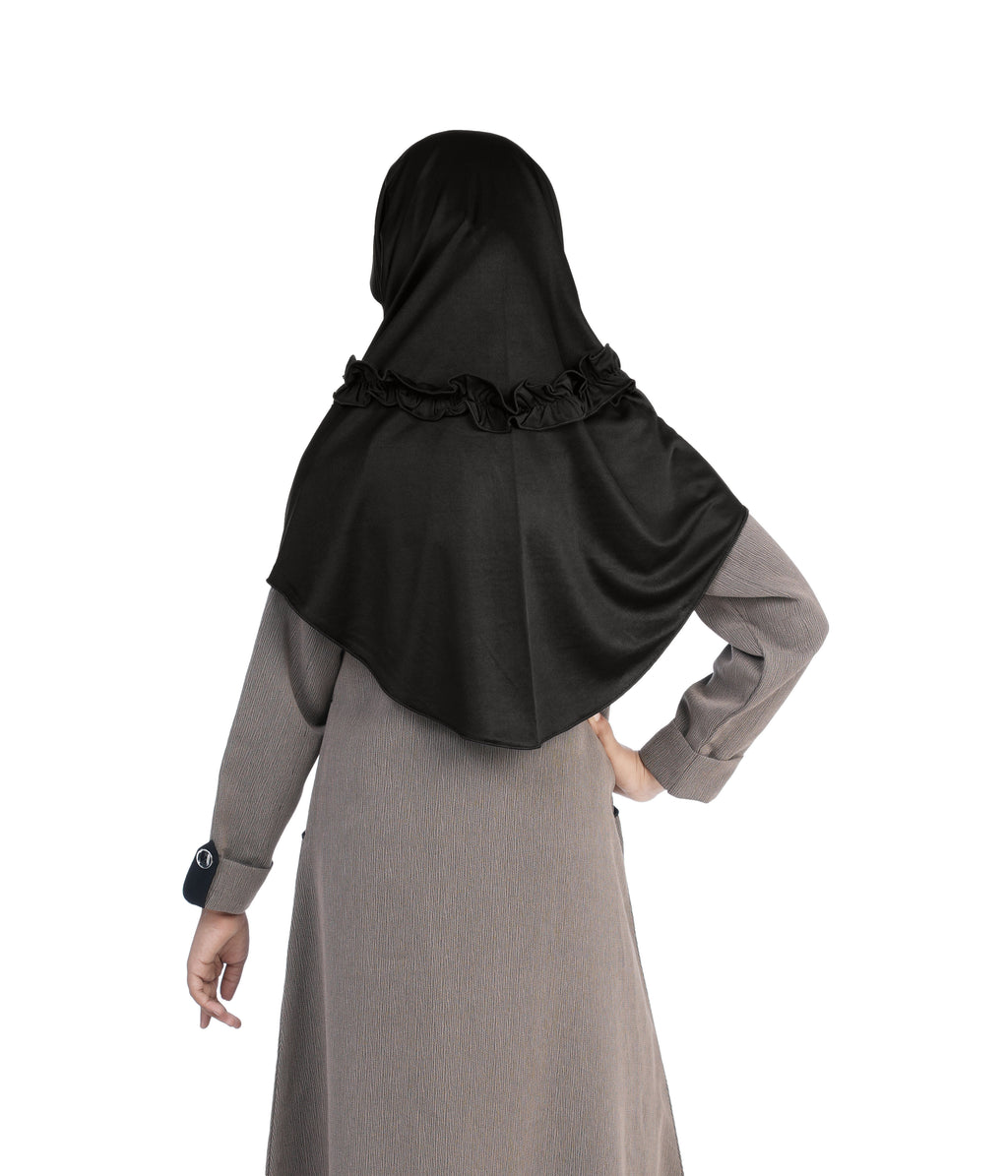 Mehar Little Nidha Hijab for Girls – Embellished with Embroidery & a