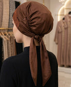 MEHAR Hijab Jacquard Net Tail Cap for Women – Lace Front, Back Tie  Tail, Non-Slip Stylish Hijab Cap