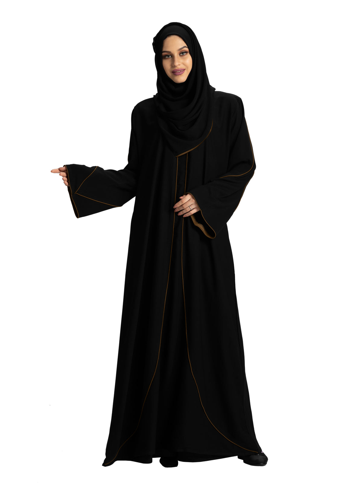 Mehar Women's Stylish Designer Aain Abaya
