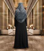 Mehar Hijab Aasimah Hijab in Grey