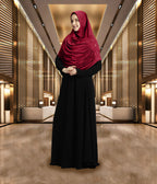 Mehar Hijab Aasimah Hijab in Maroon