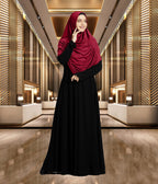 Mehar Hijab Aasimah Hijab in Maroon