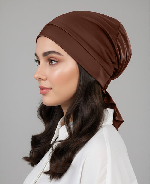 Aleena Tail Cap – Premium Hijab Undercap with Elegant Tail, Soft Stretch