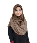 Mehar Diya Hijab for Girls – Premium Black Ready-to-Wear Islamic Hijab |