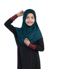 Mehar Diya Hijab for Girls – Premium Black Ready-to-Wear Islamic Hijab |