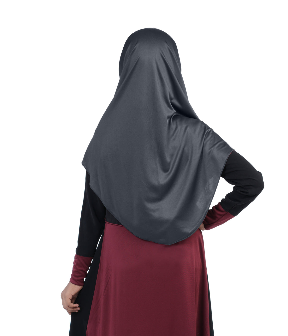 Mehar Diya Hijab for Girls – Premium Black Ready-to-Wear Islamic Hijab |
