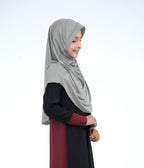 Mehar Diya Hijab for Girls – Premium Black Ready-to-Wear Islamic Hijab | Comfort