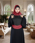 Mehar Dual-Tone Layered Elegance-Coverage-Comfort Razia Hijab