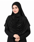MEHAR Faeezah Hijab New & Improved for Women - Black / Dark Maroon / Maroon / Wine / Wild Berry