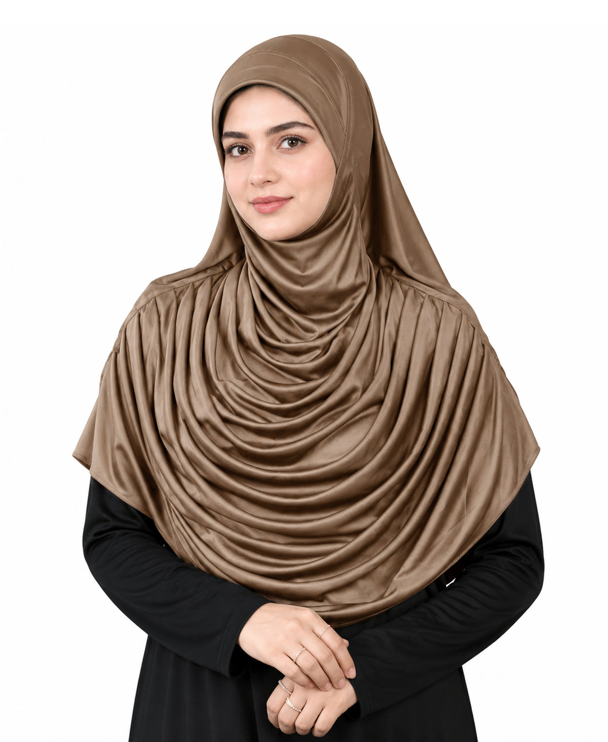 MEHAR HIJAB Faeezah Hijab New & Improved for Women - Chocolate / Dark Wheat / Cocco / Wheat / Oyster Grey