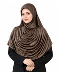 MEHAR HIJAB Faeezah ready-to-wear hijab in Formal Grey