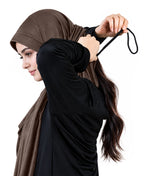 MEHAR HIJAB Faeezah ready-to-wear hijab in Formal Grey