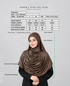 MEHAR HIJAB Faeezah ready-to-wear hijab in Formal Grey