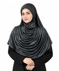 MEHAR HIJAB Faeezah ready-to-wear hijab in Grey