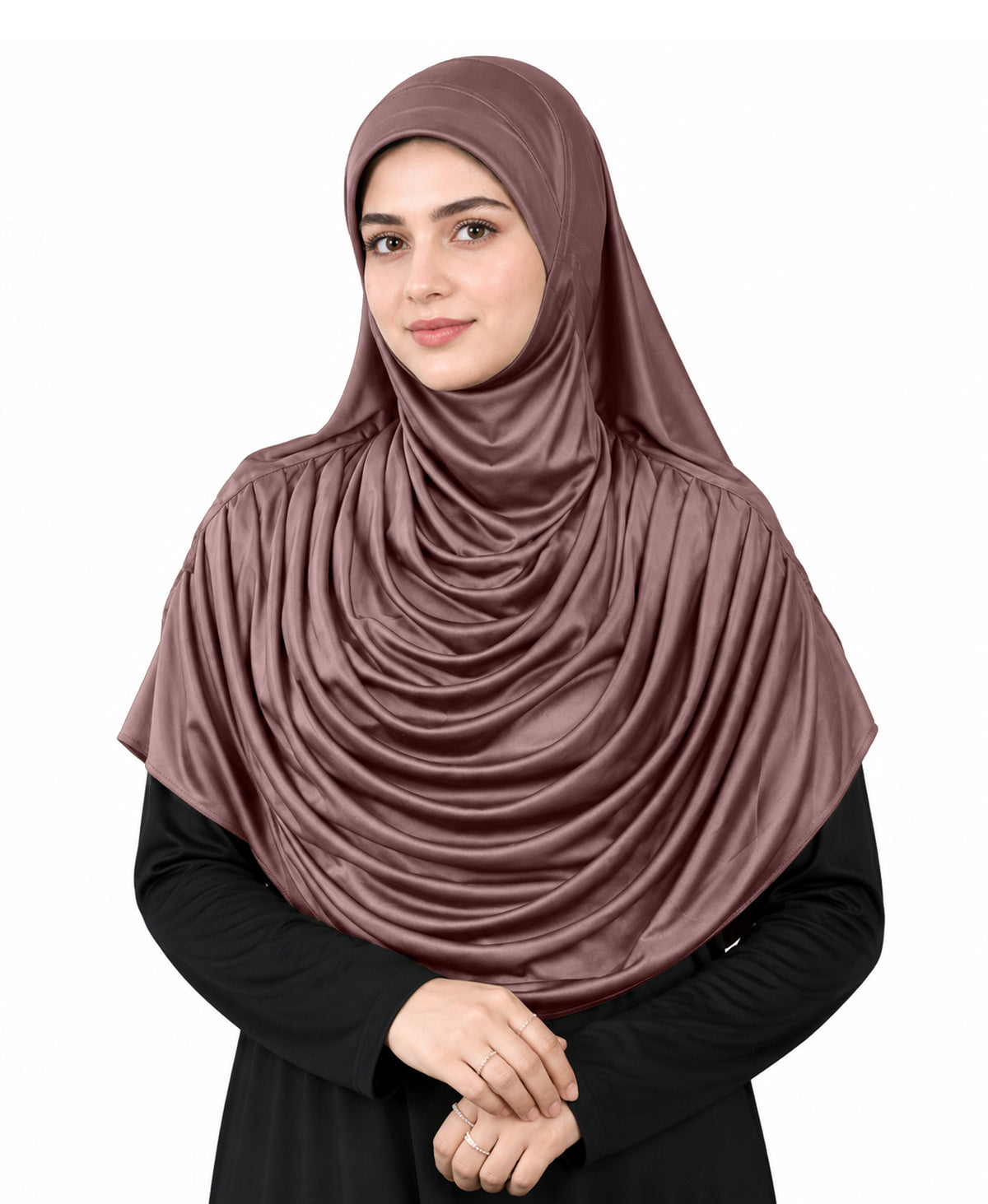 MEHAR HIJAB Faeezah Hijab New & Improved for Women - Gold / Mauve / Olive / Deep Teal / Bottle Green
