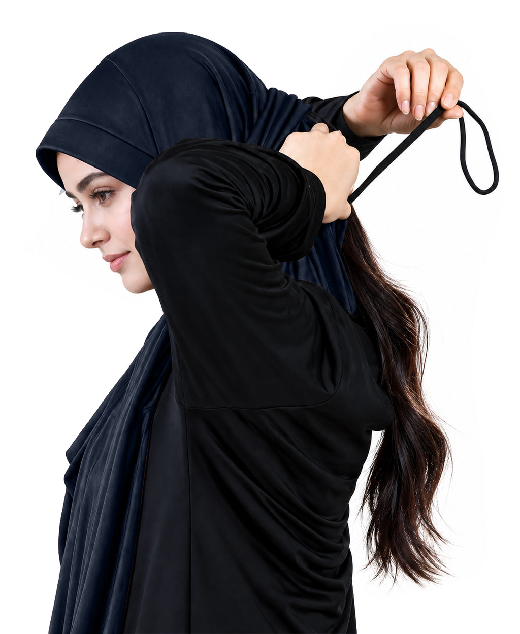MEHAR Faeezah Hijab New & Improved for Women - Navy / Silver / Grey / Formal Grey / White