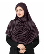MEHAR HIJAB Faeezah ready-to-wear hijab in Wild Berry