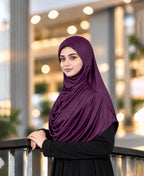 MEHAR HIJAB Faeezah ready-to-wear hijab in Wine