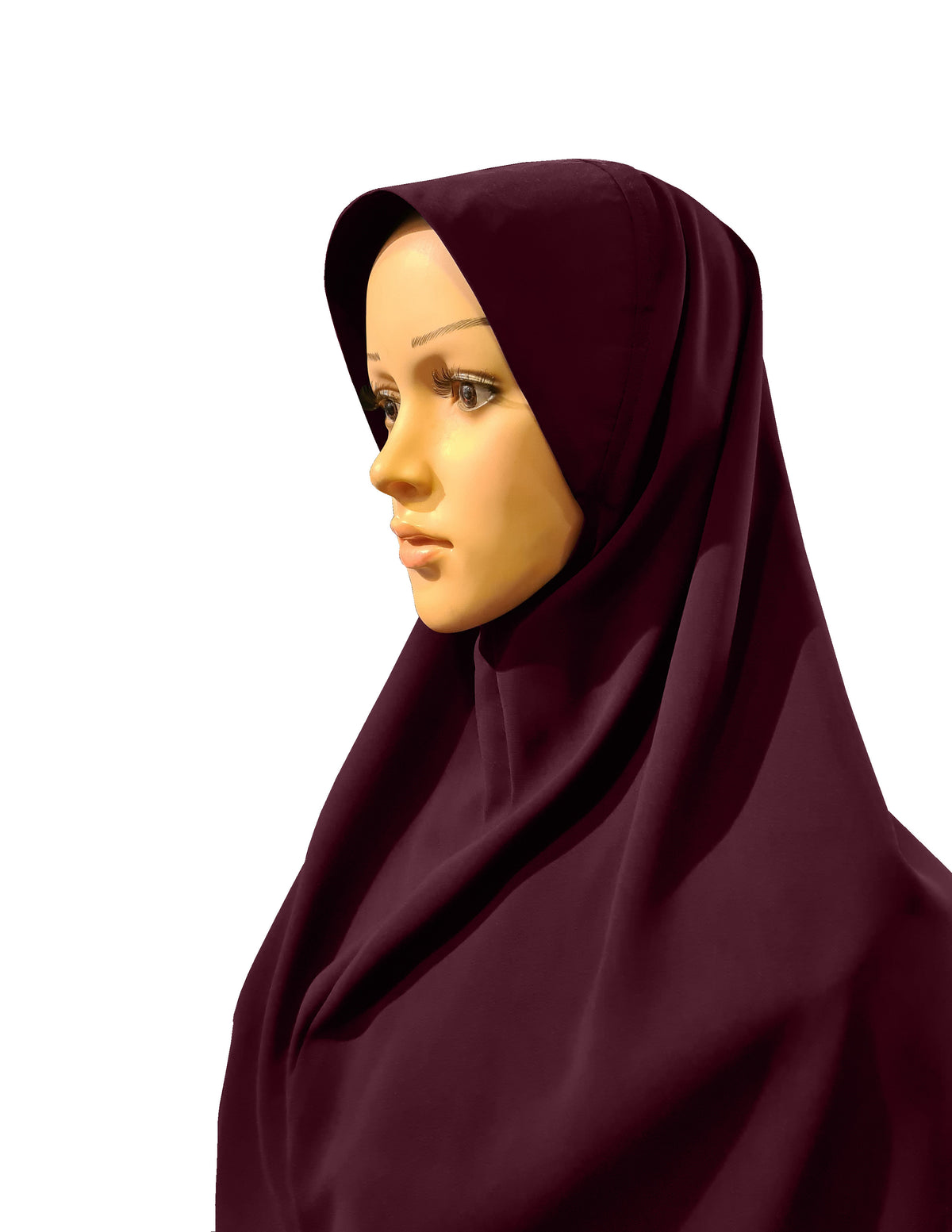 Modest Women's Stylish Soft Crepe FATHIMA Round C Cap Salafi Hijab