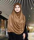 Mehar Hijab's Glamour in Modesty Fazluna Sigle side Frill Hijab XL