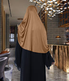 Mehar Hijab's Glamour in Modesty Fazluna Sigle side Frill Hijab XL