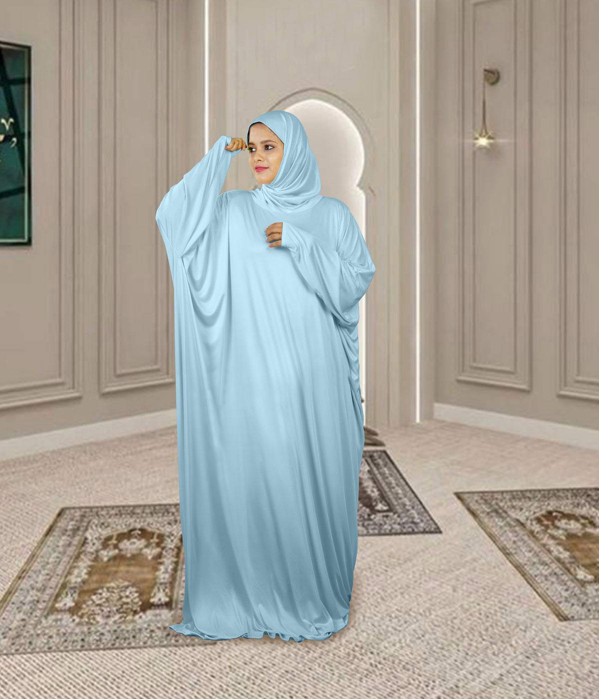 Mehar Women’s Full-Length Namaz | Islamic Prayer Dress Zahra Namaz