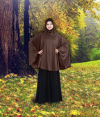 Women's Stylish Soft Rich Polyester Fabric Hanana Sleeve Hijab F Size