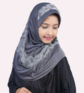 Stylish Trendy Little Hijab stylish dual color Printed