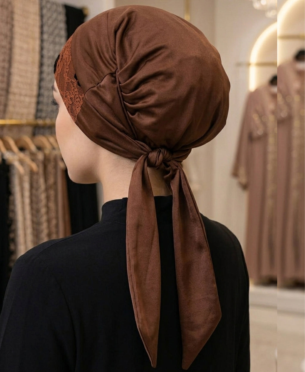 Jacquard Net Tail Cap