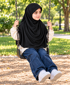 MEHAR Ma-ale Hijab for Girls - Polycotton, Ready-to-Wear